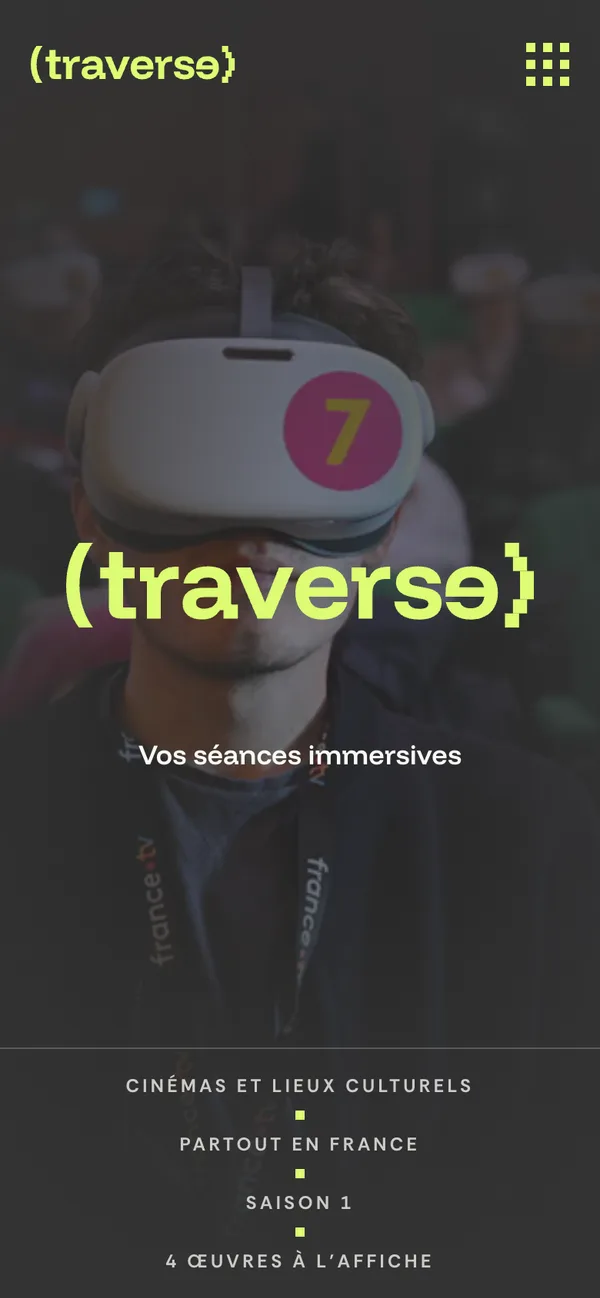 Version mobile du site TRAVERSE